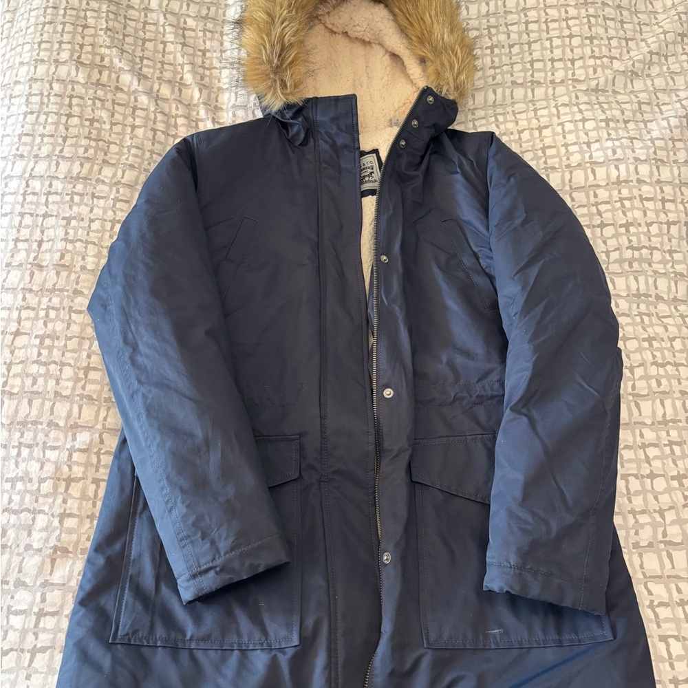Levi's Cream and Navy Jacket